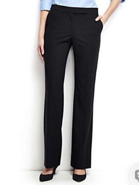 Lands’End outfitters washable wool blend comfort plain pants